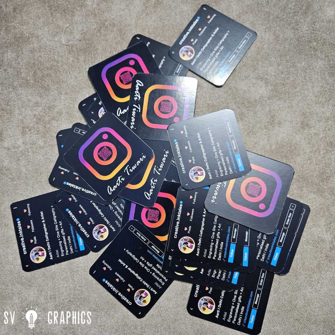 SV Graphics Instagram Thank You Cards