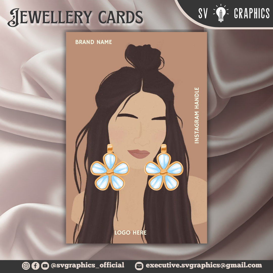 Jewellery Display Cards – SV Graphics - Main Image