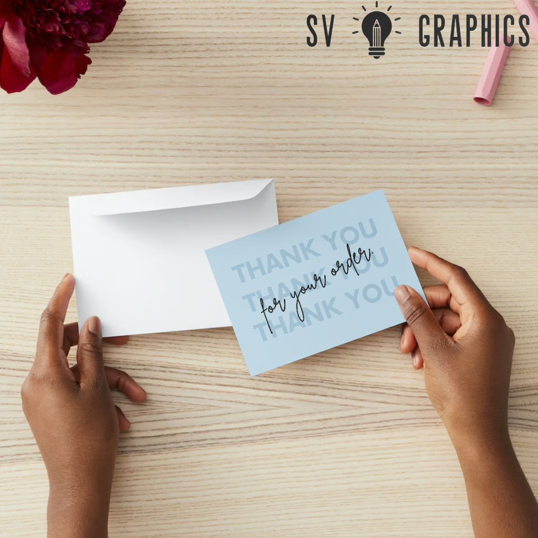Big Thank You Cards Blue Edition