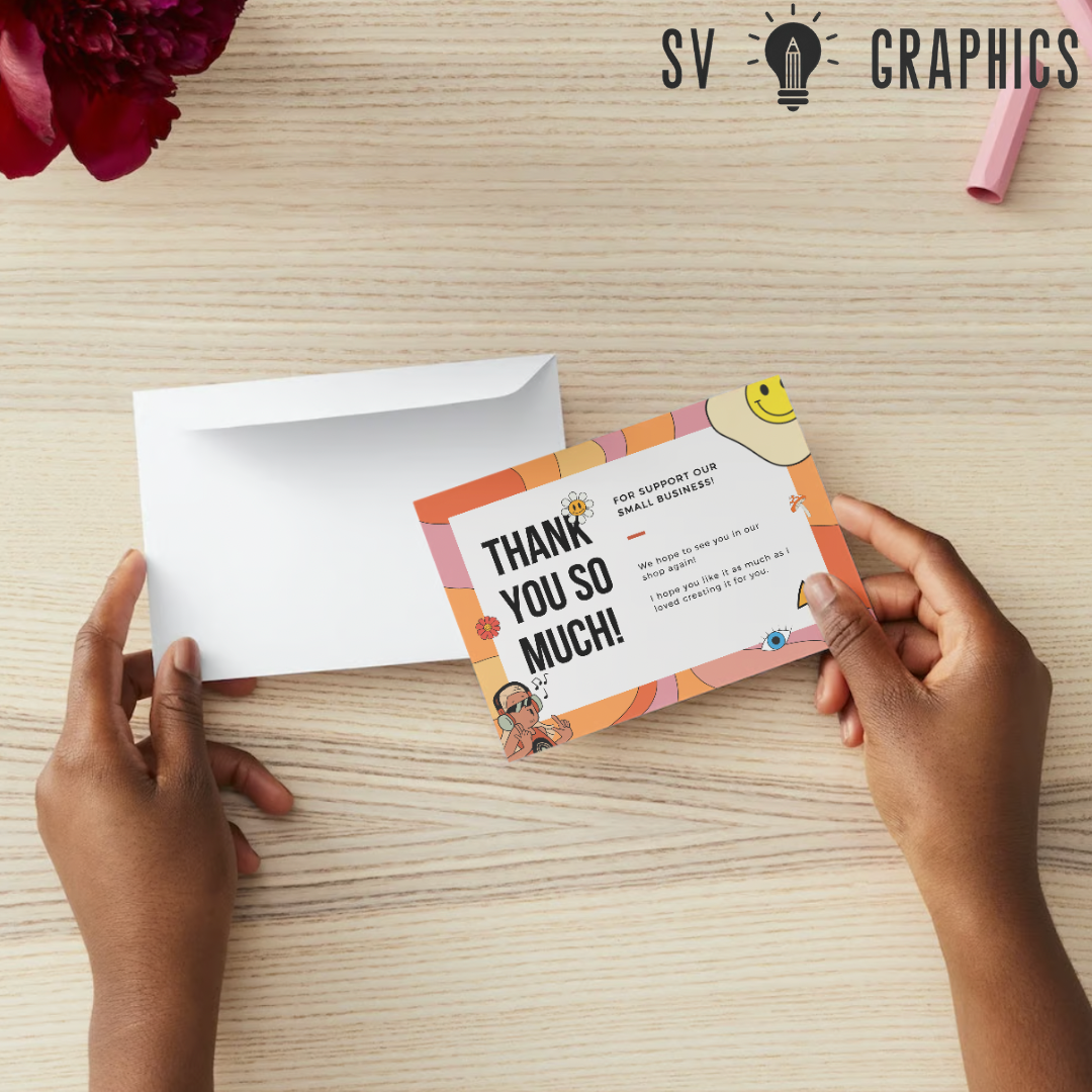 Big Thank You Cards Cute Edition