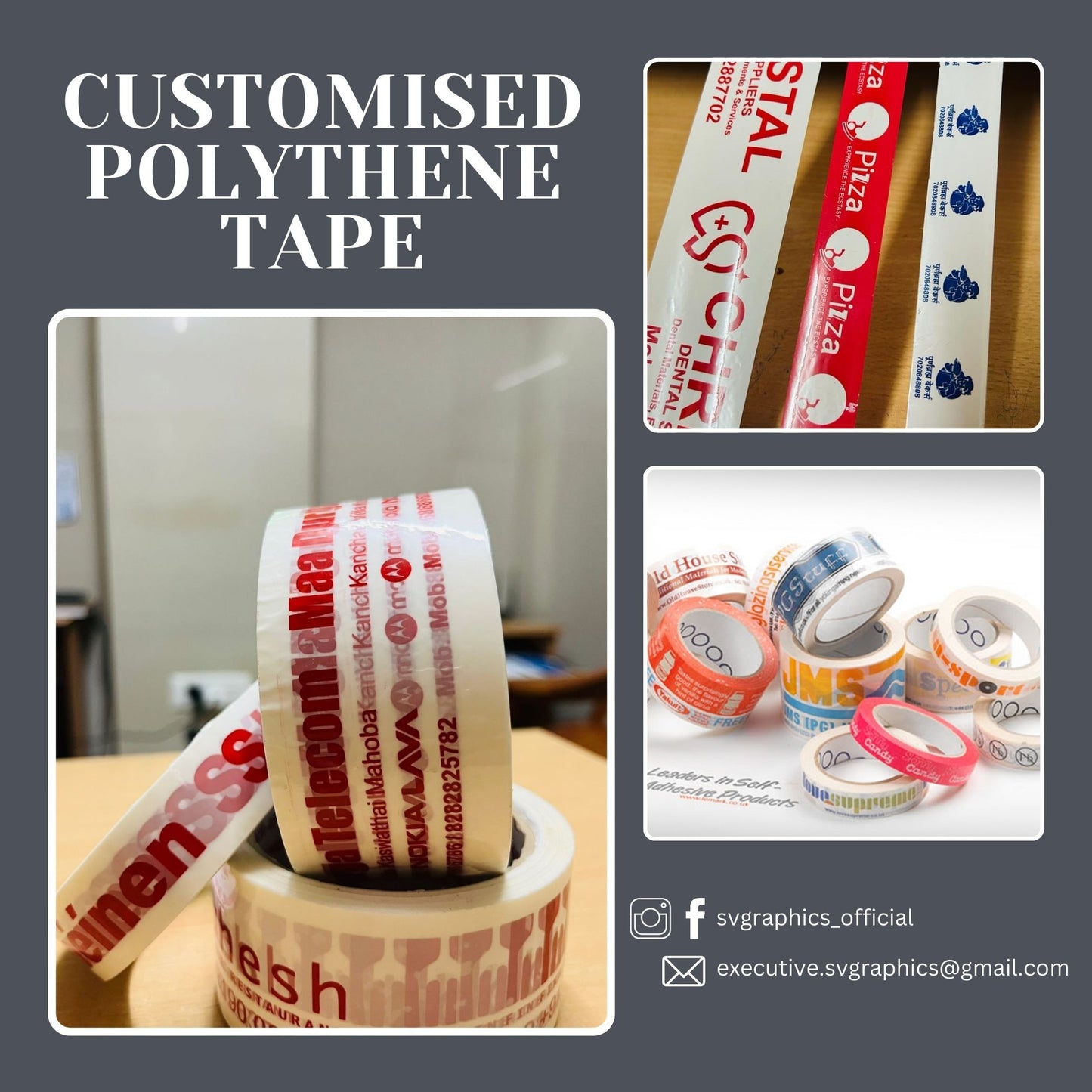 2 inch- Customised Printed Packing Tape