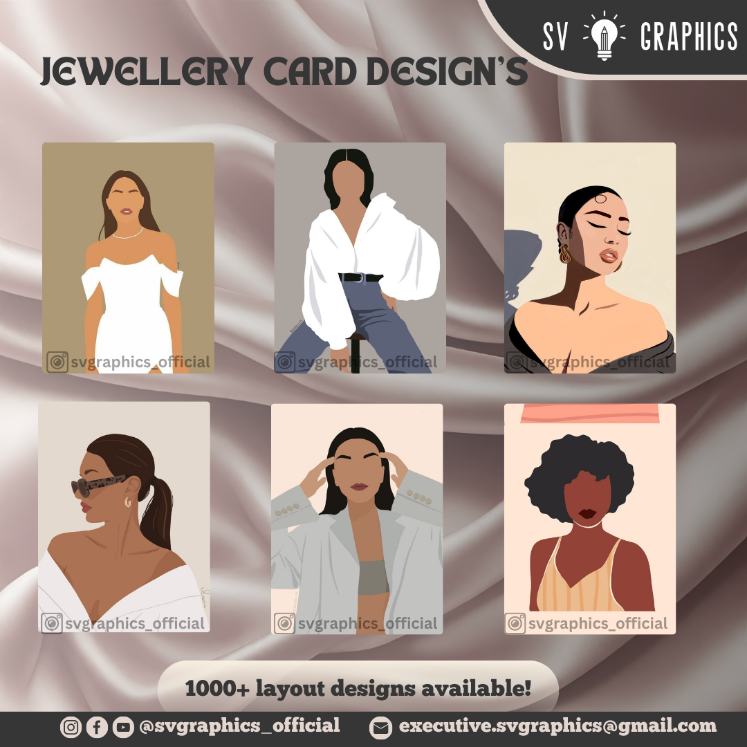 Jewellery Display Cards