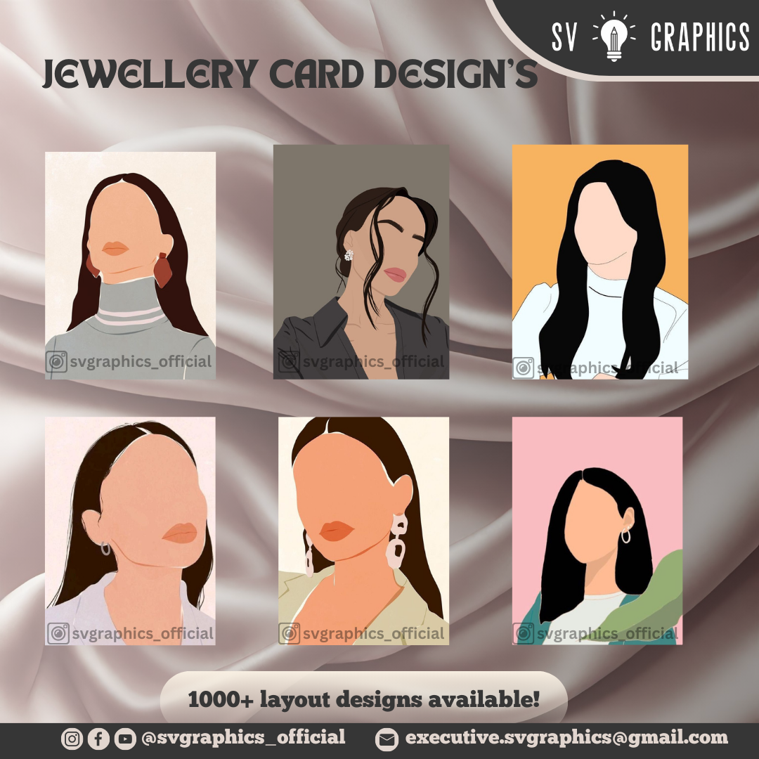 Jewellery Display Cards