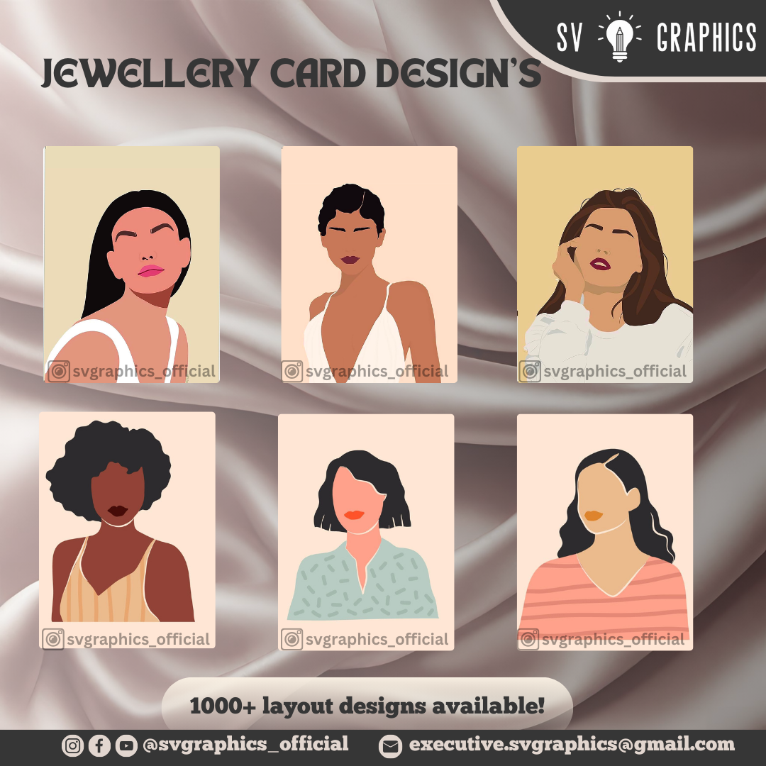 Jewellery Display Cards
