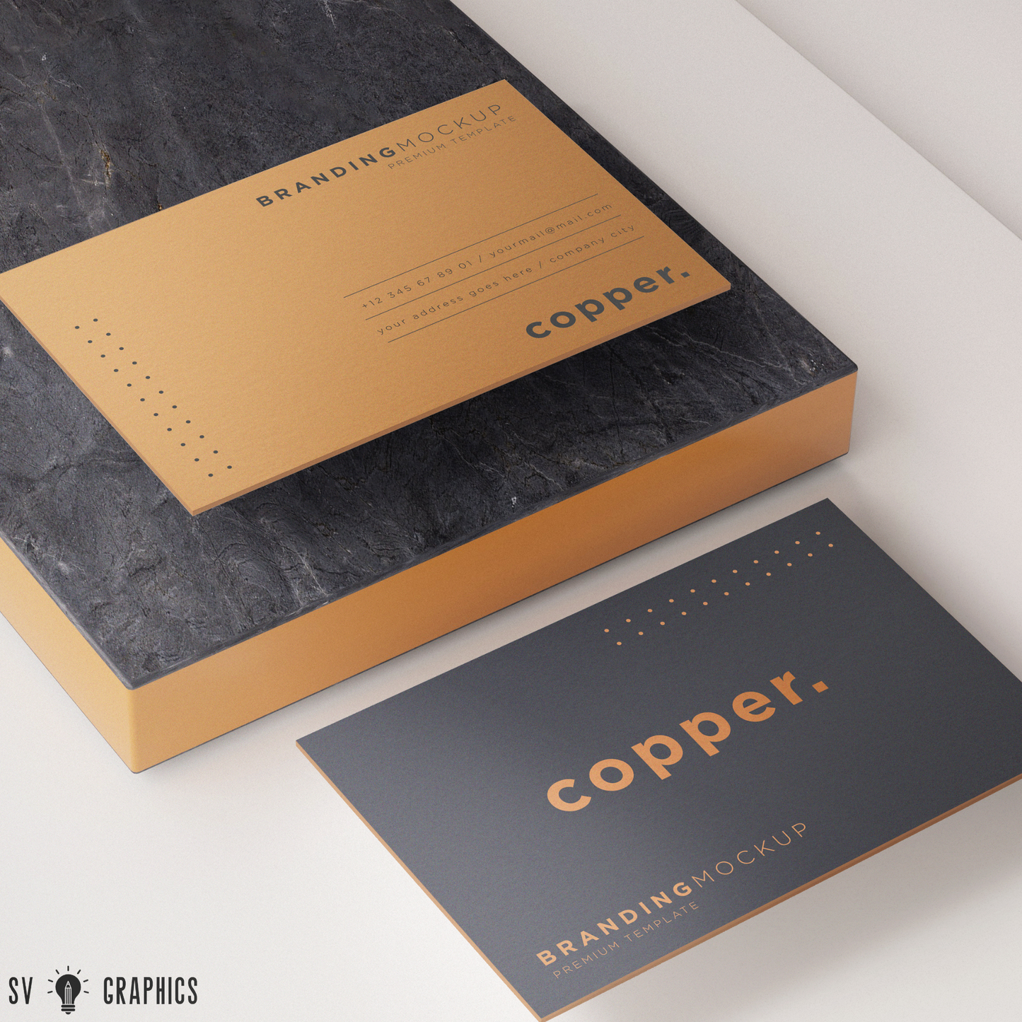 Metallic Business Cards