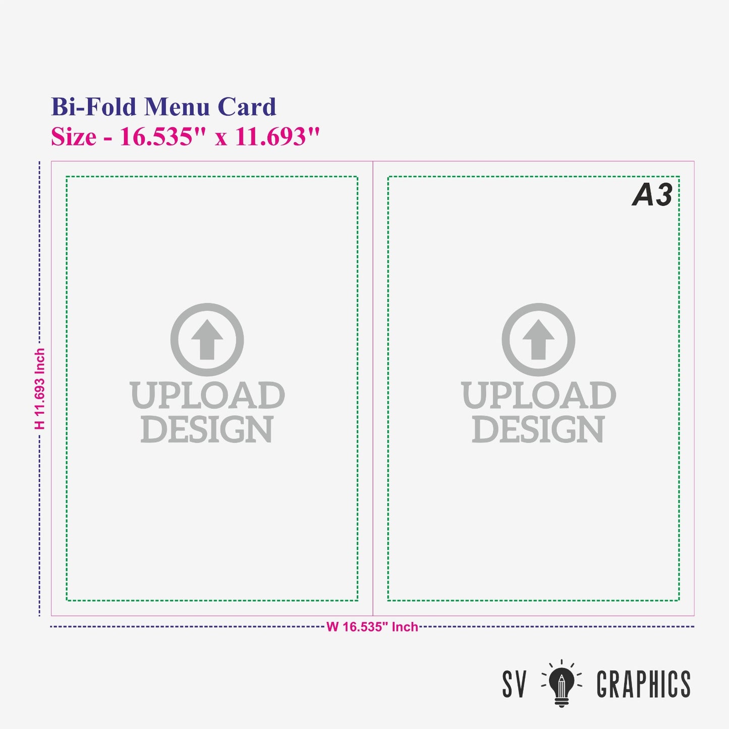 Bi-Folded Menu Cards