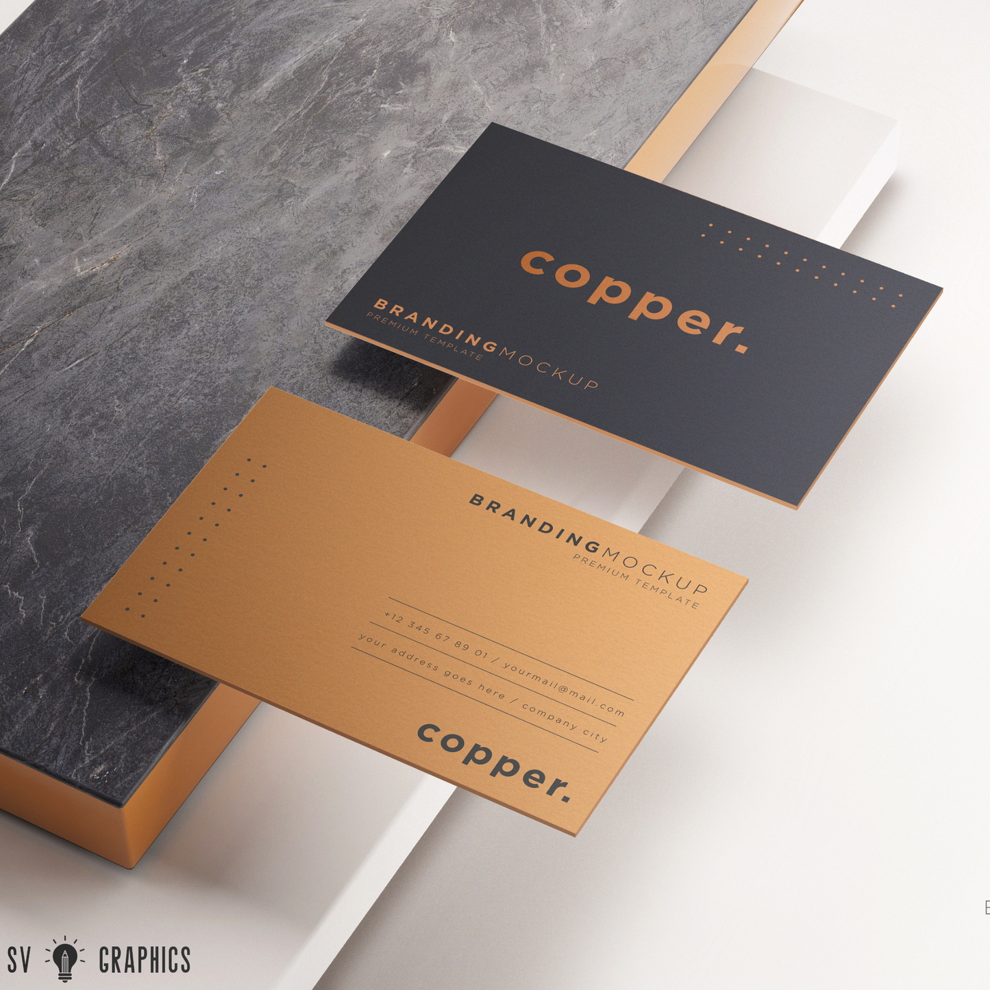Metallic Business Cards