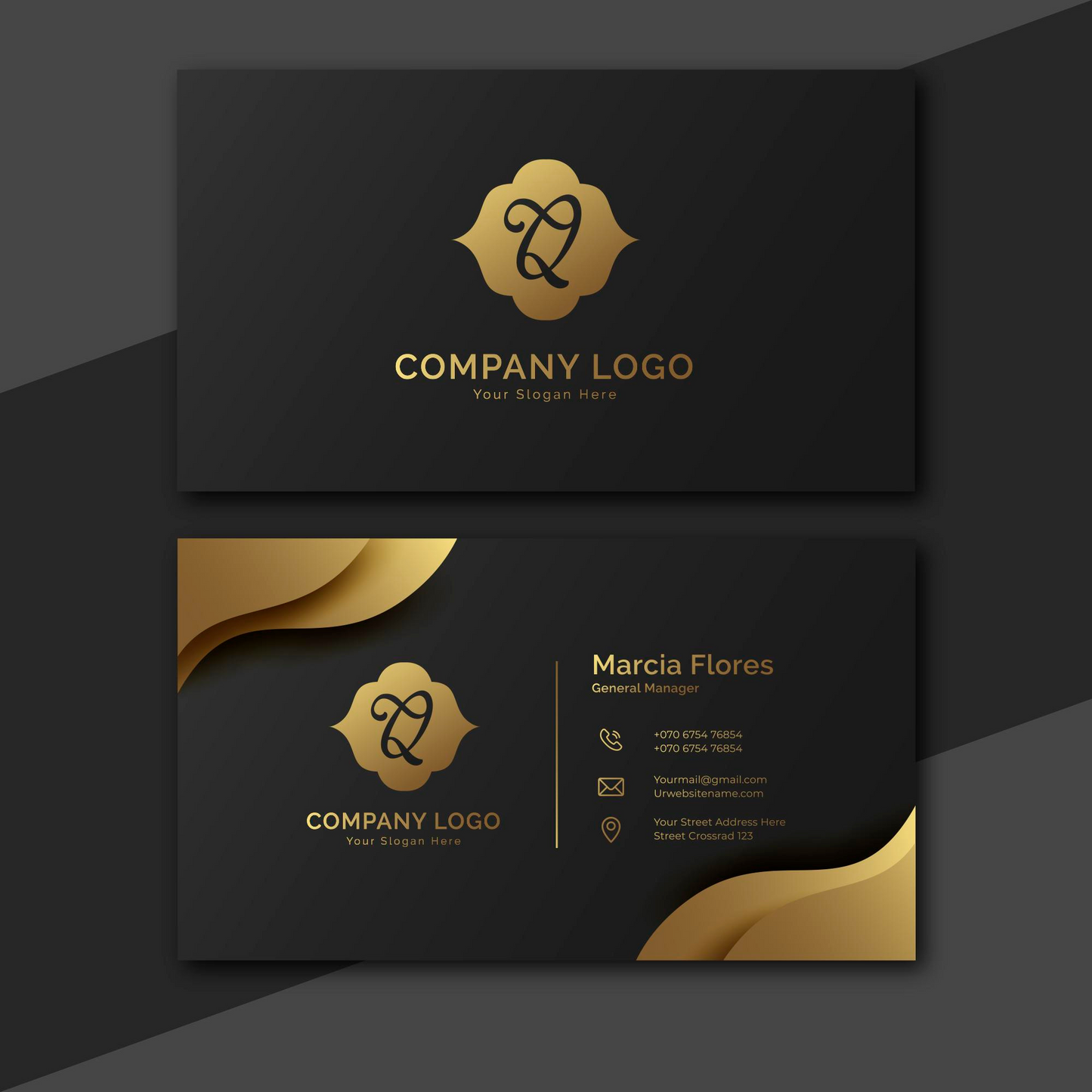 Drip-Off UV Business Cards