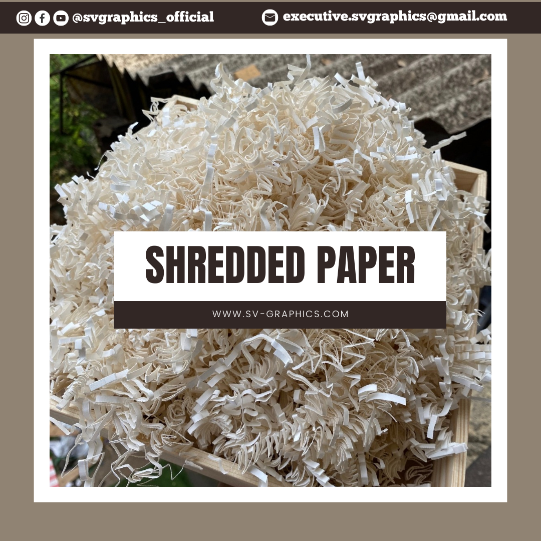 Off White Shredded Paper