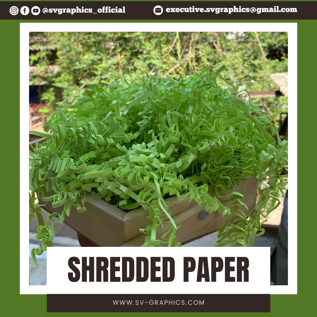 Light Green Shredded Paper