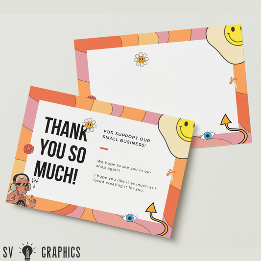 Big Thank You Cards Cute Edition