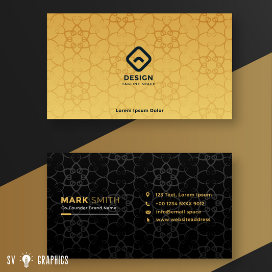 Gold Silver Foiled Business Cards