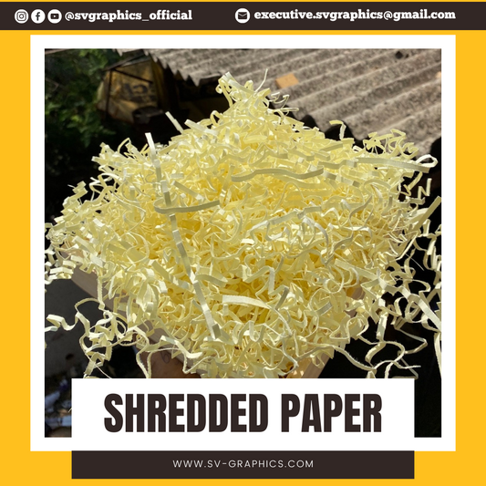 Pastel Yellow Shredded Paper