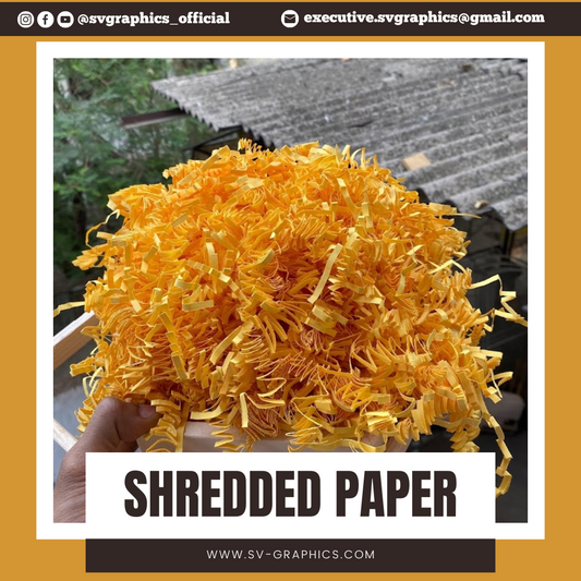 Golden Yellow Shredded Paper